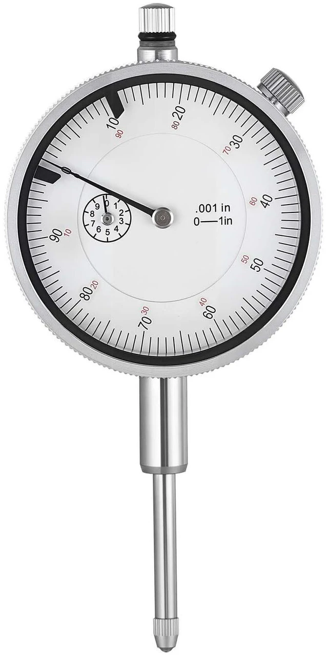 Main image of Dial Test Indicator, 0.001 inch Accuracy, 0-1 inch Measuring Range, Easy to Read Large Dial, Professional for Internal Diameter Measurement, Runout Detection, Flatness Inspection