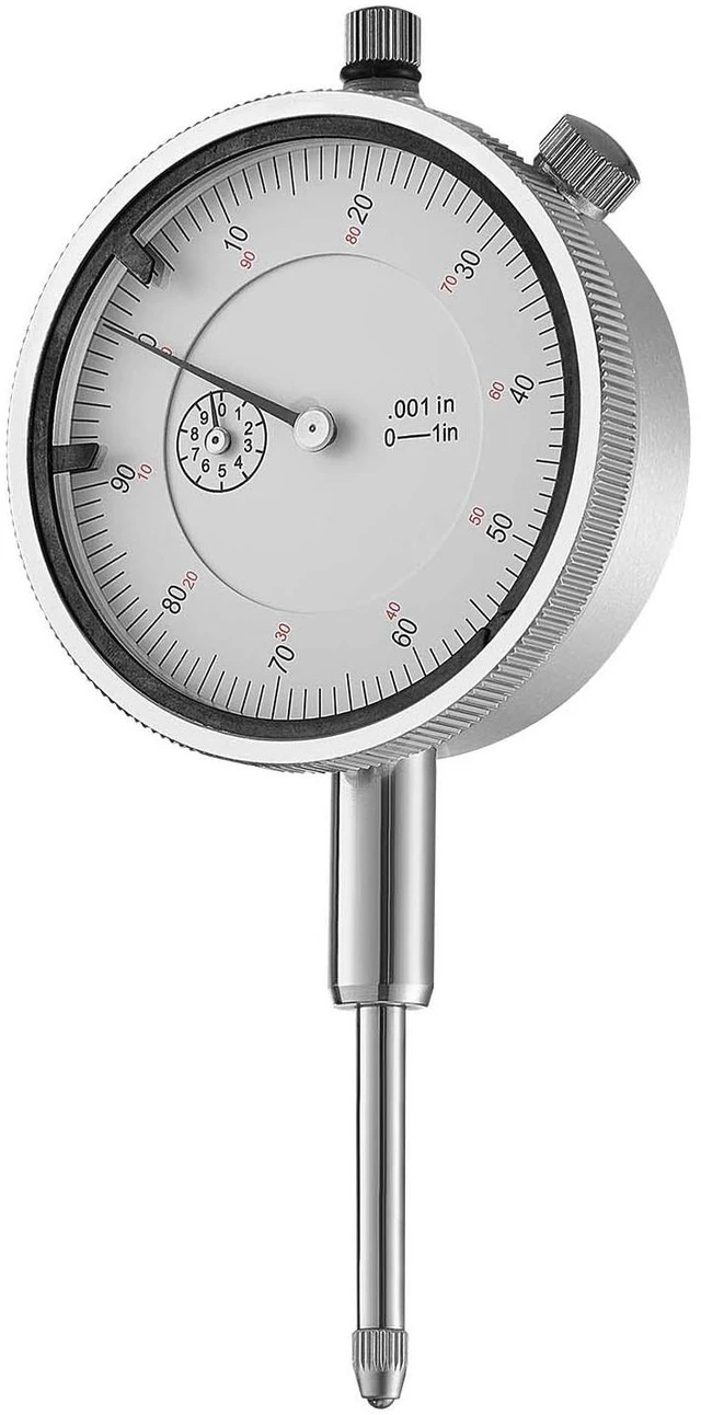 Alt view image 3 of 7 - Dial Test Indicator, 0.001 inch Accuracy, 0-1 inch Measuring Range, Easy to Read Large Dial, Professional for Internal Diameter Measurement, Runout Detection, Flatness Inspection