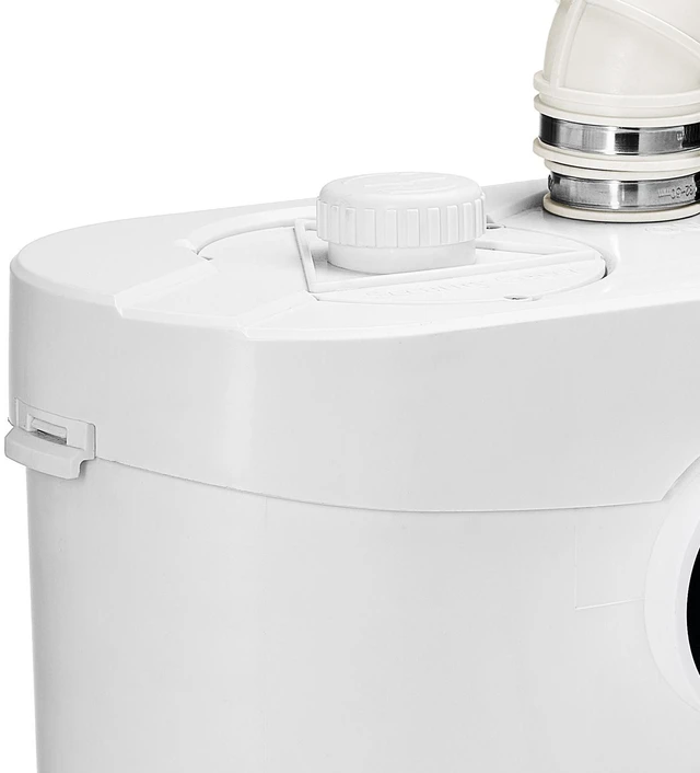 Alt view image 6 of 7 - Macerator Pump 900W 48 GPM Flow 40 ft Head Lift Pump for Toilet Basement Sink