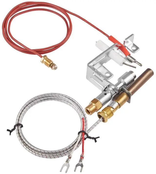 Alt view image 2 of 7 - Gas Pilot Assembly, OE 103779-01, PP231, NG8218 Fireplace Natural Gas Ignition Replacement, Compatible with CIVF-25, CIVF-25CF, VFH-33M, VFH-33R, VFH-33T, VFHS-20R, VFSR-16, VFSR-18 Models