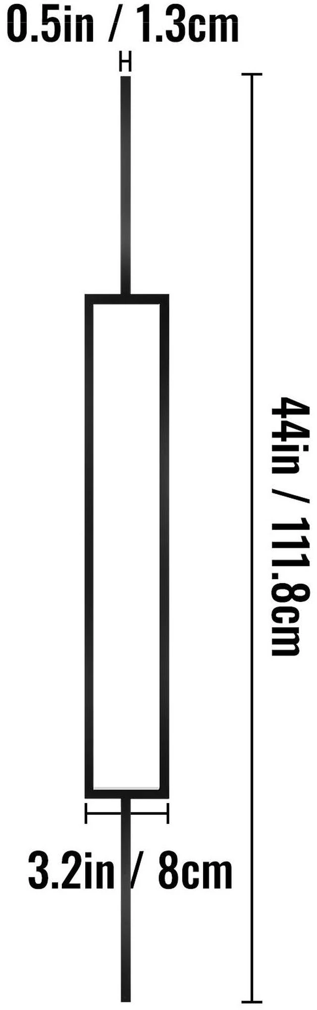 Alt view image 7 of 7 - Deck Balusters, 10 Pack Metal Deck Spindles, 44"x0.5" Staircase Baluster with Screws, Iron Deck Railing for Wood and Composite Deck, Stylish Black Baluster for Outdoor Stair Deck Porch