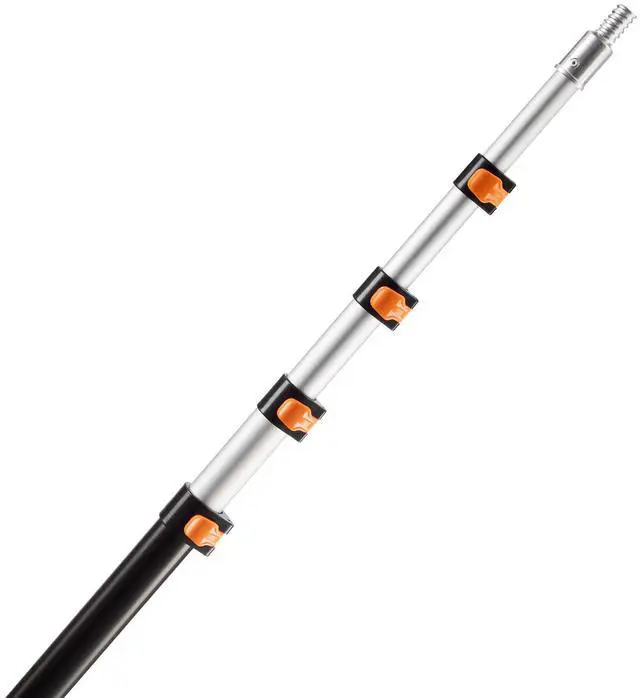 Alt view image 6 of 7 - Telescopic Extension Pole 4.66-19 FT Multi-Purpose for Painting Cleaning