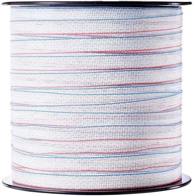 Main image of 1640Ft 500M Electric Fence Tape Fencing Polytape Horse Cattle Livestock