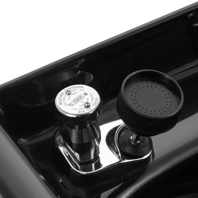 Alt view image 7 of 7 - Shampoo Bowl Sink Black ABS Plastic Salon and Spa Hair Sink Beauty Salon Equipment for Hair Stylists