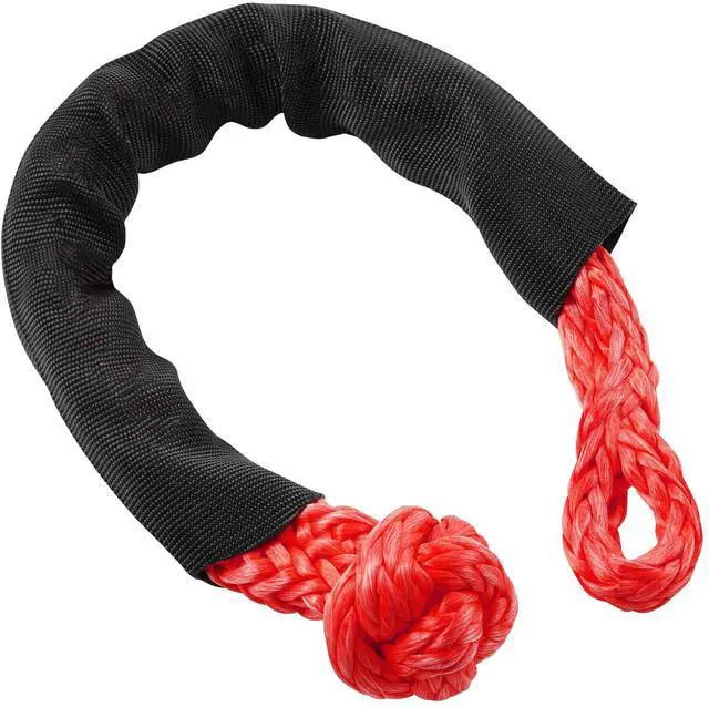 Alt view image 2 of 6 - Soft Shackle Synthetic Recovery Rope 2PCS 1/2"x22" 44092lbs Break Strength