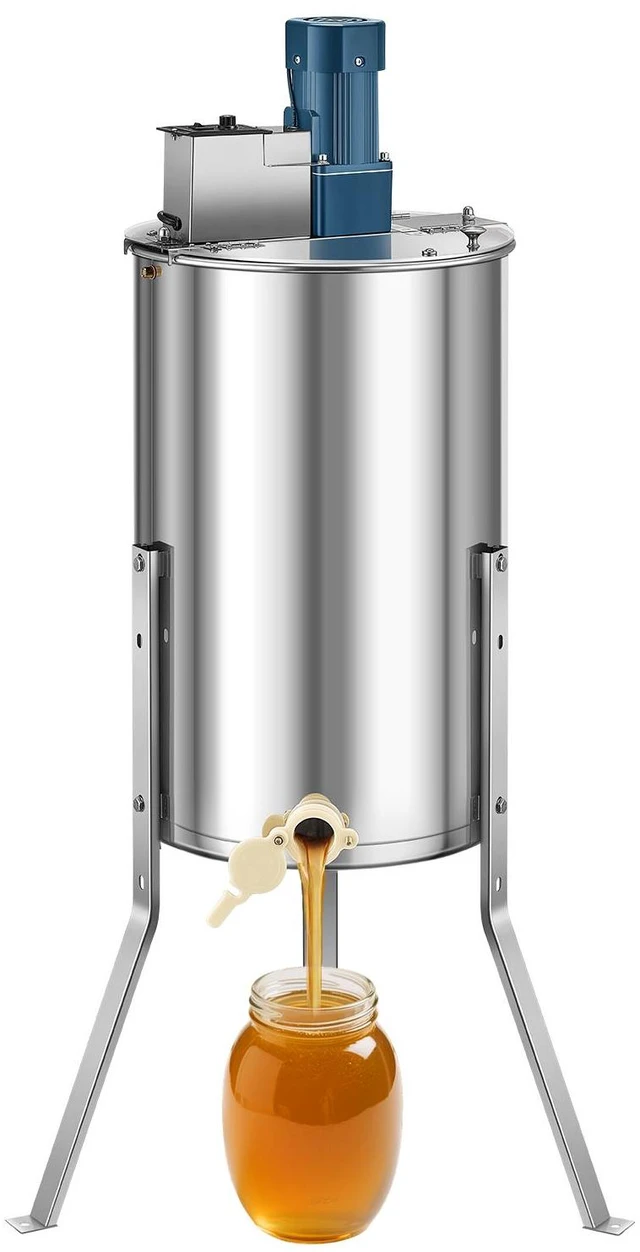 Main image of Electric Honey Extractor 3 Frame Beekeeping Honeycomb Spinner Stainless Steel