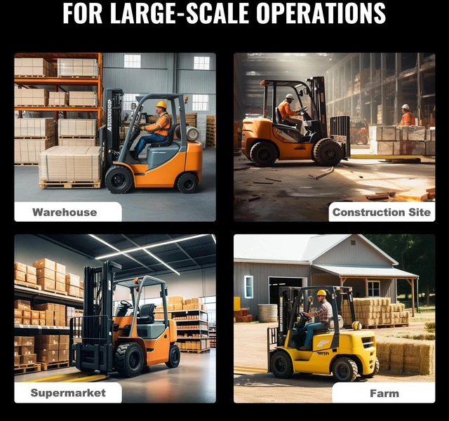 Alt view image 5 of 7 - Pallet Fork Extensions, 72" Length 5.5" Width, Heavy Duty Carbon Steel Fork Extensions for Forklifts, 1 Pair Forklift Extensions, Industrial Forklift Fork Attachments for Forklift Truck, Yellow