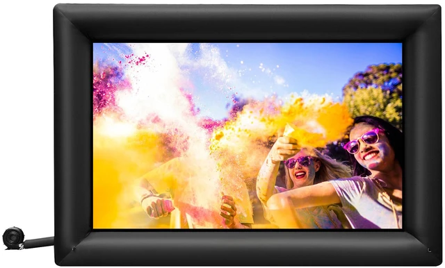 Alt view image 6 of 7 - Inflatable Movie Screen 20FT Inflatable Projector Screen for outside with 350W Air Blower Inflatable Screen Oxford Fabric Material Blow Up Screen for Outdoor Movie Supports Front/Rear Projection