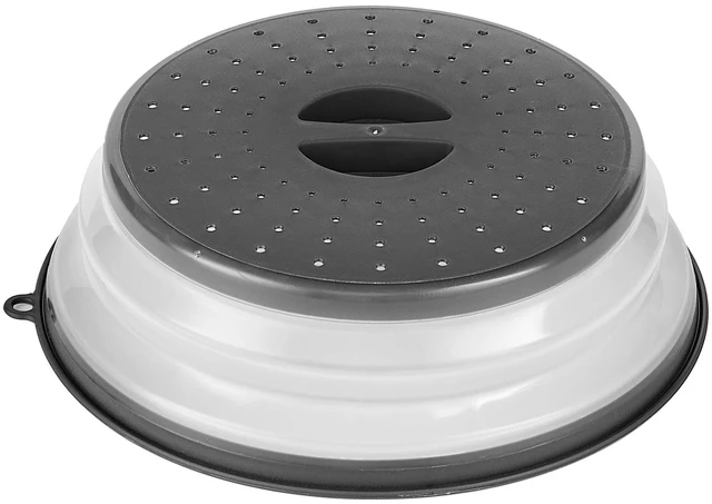 Main image of 2PCS Microwave Splatter Covers 10.4" Collapsible Microwave Food Lid 300°F