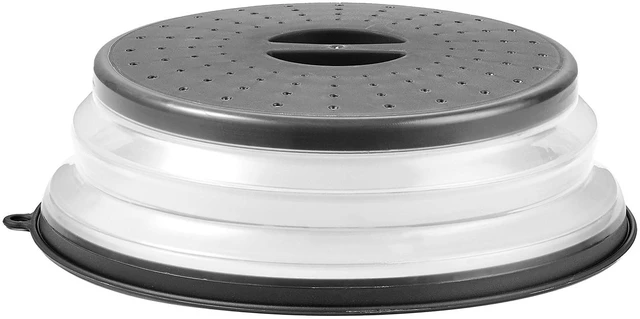 Alt view image 7 of 7 - 2PCS Microwave Splatter Covers 10.4" Collapsible Microwave Food Lid 300°F