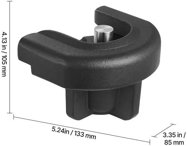 Alt view image 7 of 7 - Trailer Hitch Lock, Compatible with 2 Inch Couplers, Heavy-Duty Anti-Theft Trailer Ball Lock with 3 Keys, Prying-Resistant & Impact-Resistant, Fits for RVs, Boats, Off-Road Vehicles, Trailers