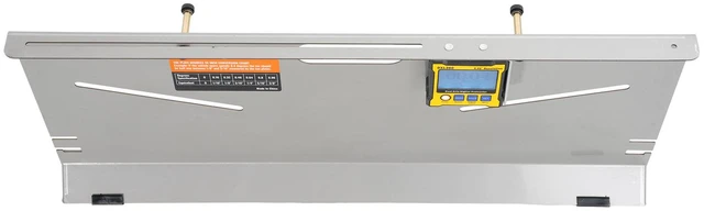 Alt view image 5 of 6 - Wheel Alignment Tool, 2-Pack Toe Plates, Camber/Caster/Toe Gauge 0.1° Accuracy, Stainless Steel Tool Plate, Magnetic Slots and 6 Alignment Rods, Includes 2 Measuring Tapes & Conversion Chart