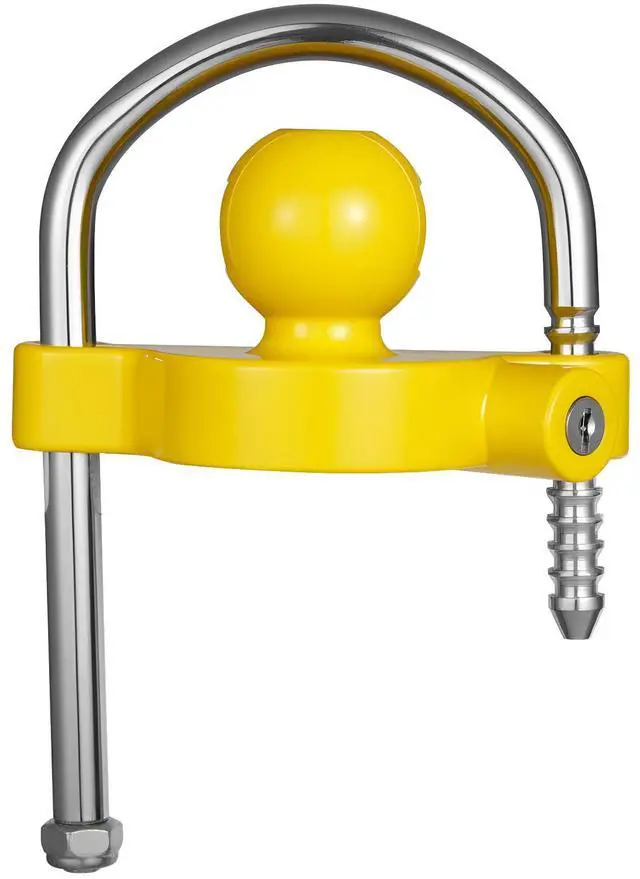 Alt view image 4 of 7 - Trailer Hitch Lock Kit, Fits for 1-7/8 in, 2 in, 2-5/16 in Couplers, Heavy-Duty Anti-Theft Trailer Ball Lock with Keys, Prying-Resistant, Adjustable Height Design for RVs, Boats, Trailers