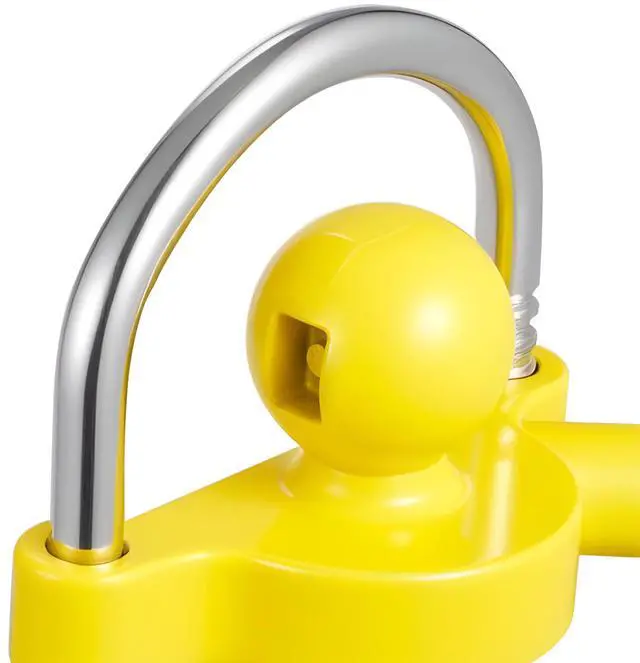 Alt view image 6 of 7 - Trailer Hitch Lock Kit, Fits for 1-7/8 in, 2 in, 2-5/16 in Couplers, Heavy-Duty Anti-Theft Trailer Ball Lock with Keys, Prying-Resistant, Adjustable Height Design for RVs, Boats, Trailers