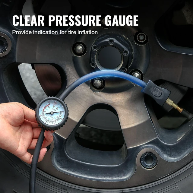Alt view image 3 of 5 - 10.6CFM Portable Tire Inflator Dual-Cylinder Air Compressor 12V 150PSI