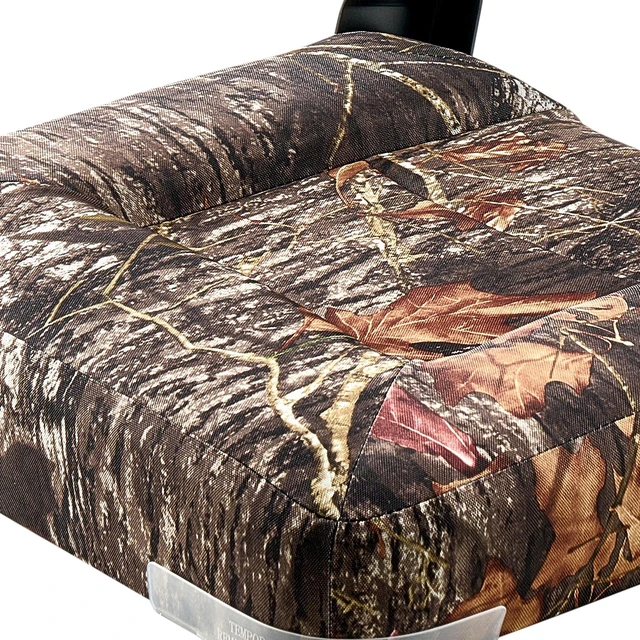 Alt view image 4 of 7 - Boat Seat High Backrest Flip Up Boat Seat Sponge Cushion Camouflage