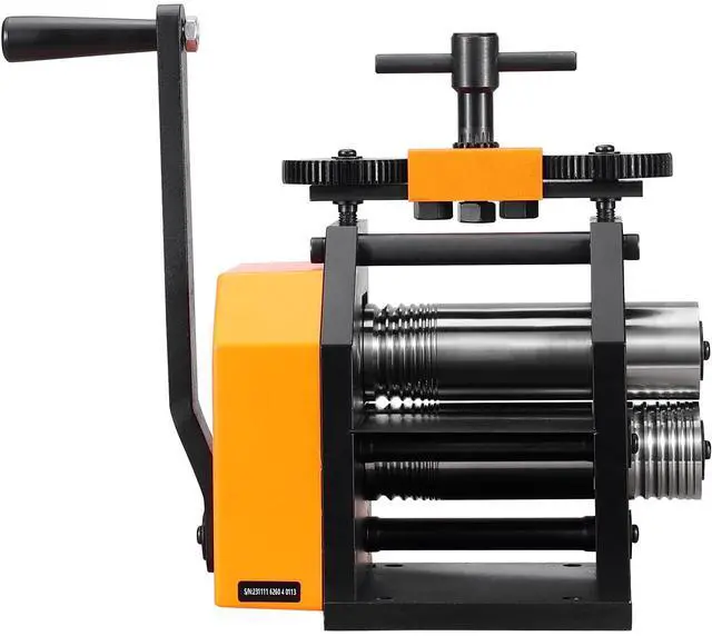 Alt view image 7 of 7 - Rolling Mill, 2.95"/75 mm Jewelry Rolling Mill Machine, 1: 2 Gear Ratio, 3-in-1 Multi-function Rolling Mill, 0.03-6.5mm Press Thickness for Metal Jewelry Making Sheet Square Wire Semicircle