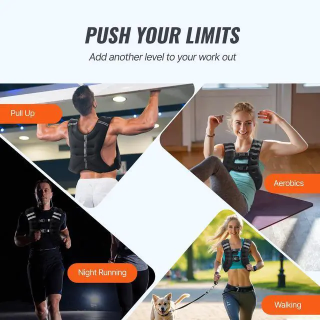 Alt view image 4 of 7 - 30lb Weighted Vest for Men Women Workout Equipment for Strength Training