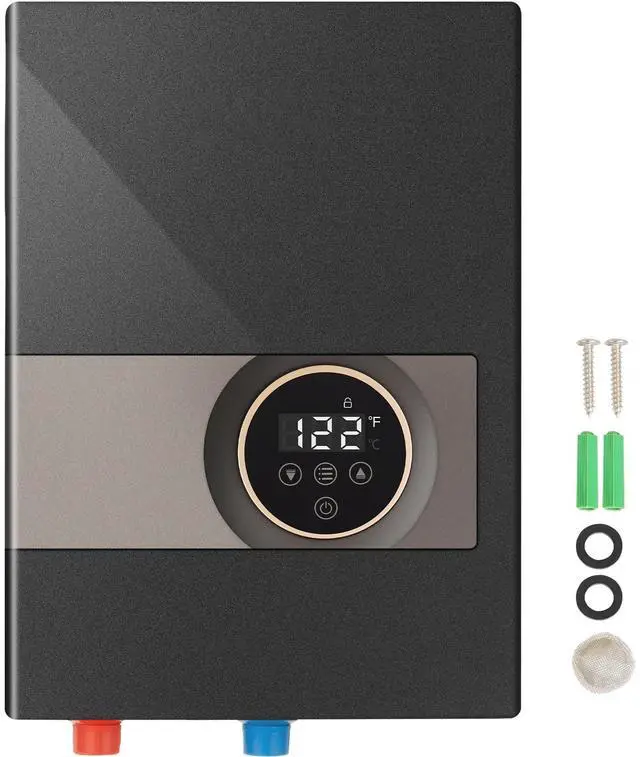 Main image of Instant Water Heater, 13.8kw Electric Tankless Water Boiler, Digital Temperature Display & Easy Installation & 24-Hour Water Supply, For Kitchen Bathroom Shower Mall Salon Shampoo ETL Listed