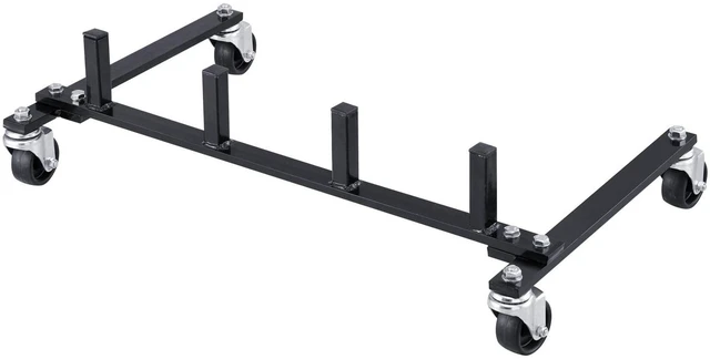 Main image of Car Dolly Rack Hydraulic Trolley Jack Stand Organizer 4-Dolly Capacity