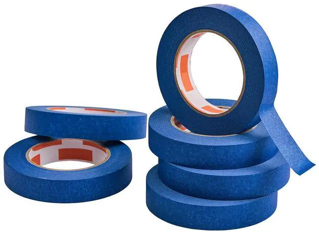 Main image of Painters Tape 1 Inch Wide (0.94 In x 60 Yds) 6 Rolls Blue Painter Masking Tape