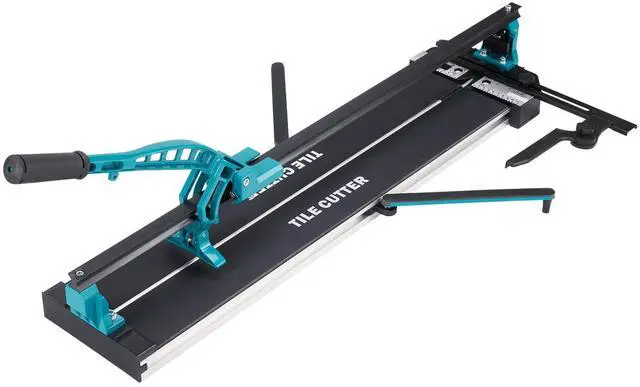 Alt view image 2 of 7 - Manual Tile Cutter, 32 inch, Porcelain Ceramic Tile Cutter with Tungsten Carbide Cutting Wheel, Infrared Positioning, Anti-Skid Feet, Durable Rails for professional installers or beginners