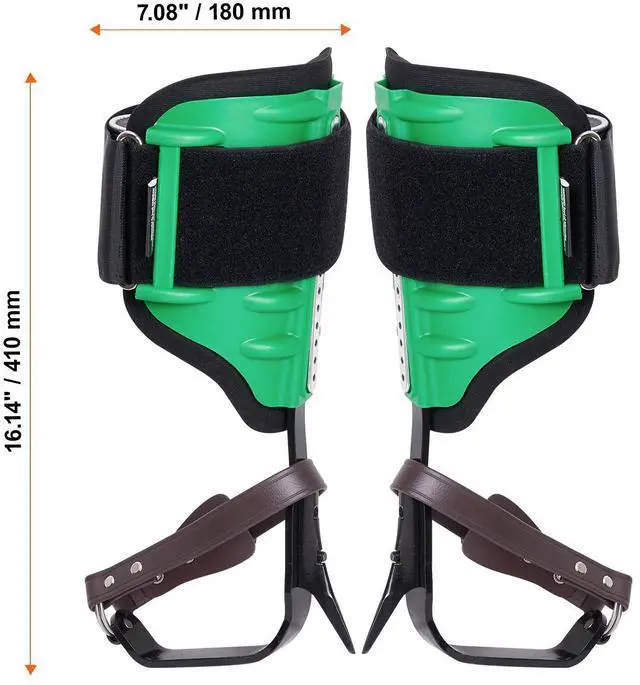 Main image of Tree Climbing Spikes Climbing Spurs Alloy Steel Arborist Equipment Green