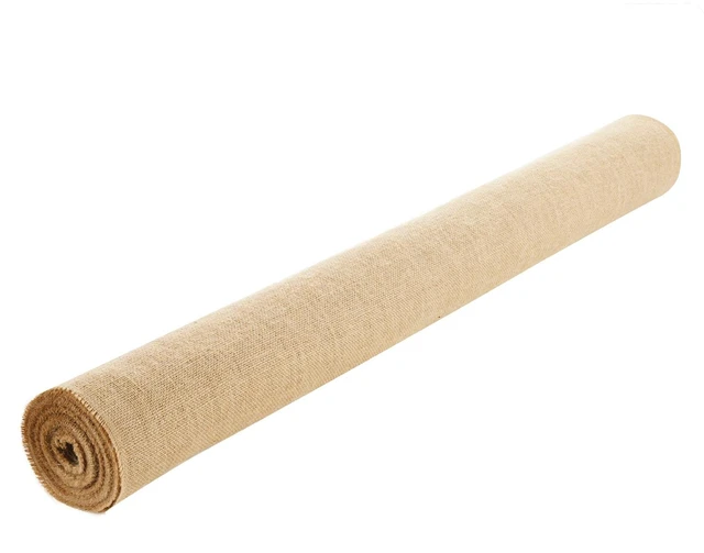 Alt view image 2 of 7 - Burlap Fabric Roll Burlap Tree Wrap 40 in x 30 ft for Crafts & Plants