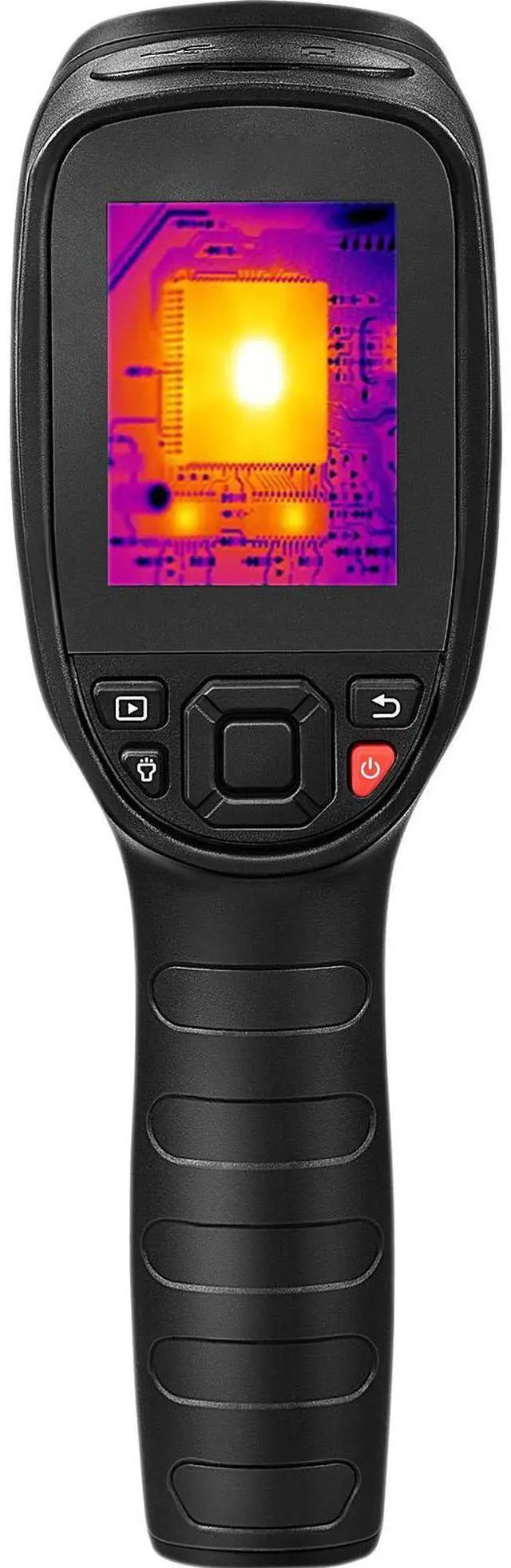 Alt view image 7 of 7 - Thermal Imaging Camera, 320 x 240 Pixels Super Resolution, 25Hz Refresh Rate Infrared Camera with -4 to 752°F Temperature Range, 32G Built-in SD Card, and Rechargeable Li-ion Battery