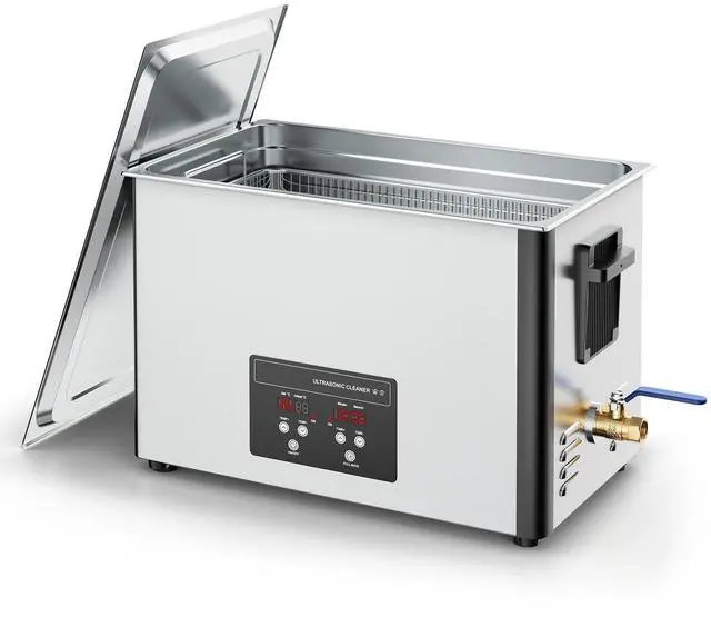 Main image of 30L Ultrasonic Cleaner, Professional Ultrasonic Cleaner Machine with Cleaning Basket & Digital Display, 480W Stainless Steel 40kHz Industrial Cleaning Machine for Parts, Carburetors, Instruments