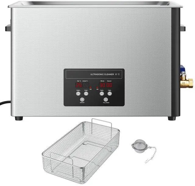 Alt view image 3 of 7 - 30L Ultrasonic Cleaner, Professional Ultrasonic Cleaner Machine with Cleaning Basket & Digital Display, 480W Stainless Steel 40kHz Industrial Cleaning Machine for Parts, Carburetors, Instruments