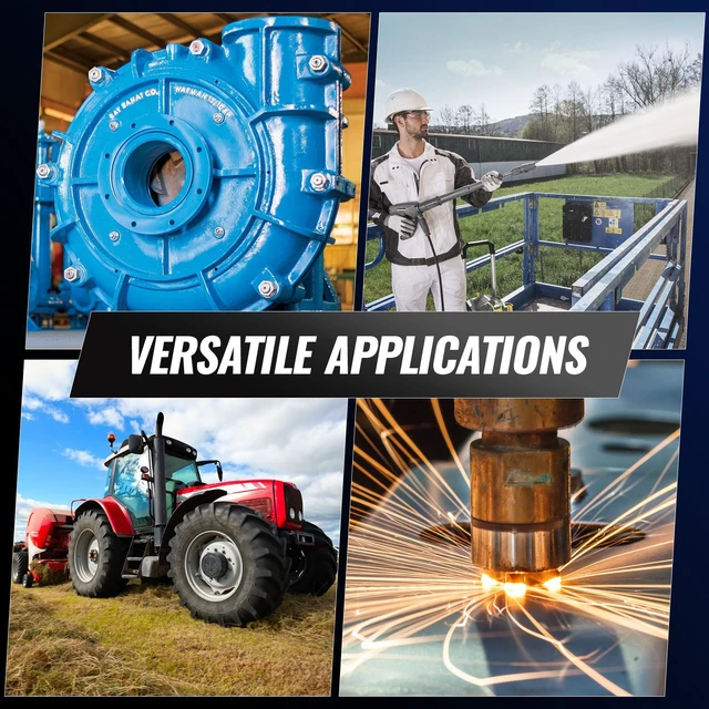 Alt view image 6 of 7 - 1.5HP Electric Motor 3450 rpm, AC 115V/230V, 56 Frame, Air Compressor Motor Single Phase, 5/8" Keyed Shaft, CW/CCW Rotation for Agricultural Machinery and General Equipment