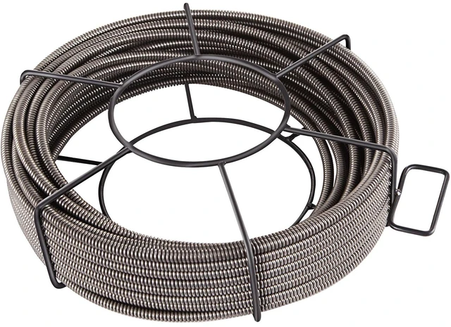 Alt view image 2 of 7 - Drain Cable Sewer Cable 75ft 1/2in Drain Cleaning Cable Auger Snake Pipe