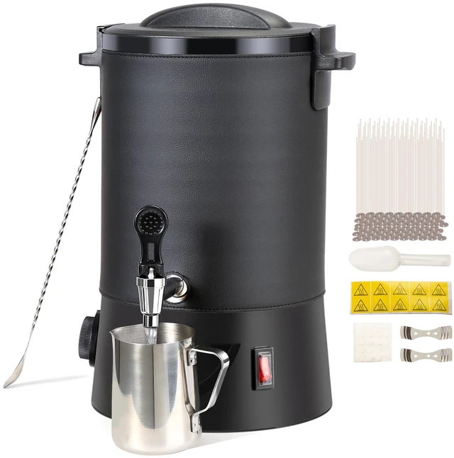 Main image of Wax Melter for Candle Making, 6.5 Liter Large Electric Wax Melting Pot Easy Pour Spout, 9-level Temperature Control, Easy Clean for Candle Soap Cream Beauty Bulk Production Business or Home