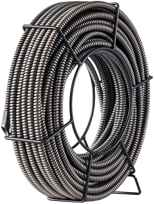 Alt view image 7 of 7 - Drain Cable Sewer Cable 75ft 1/2in Drain Cleaning Cable Auger Snake Pipe