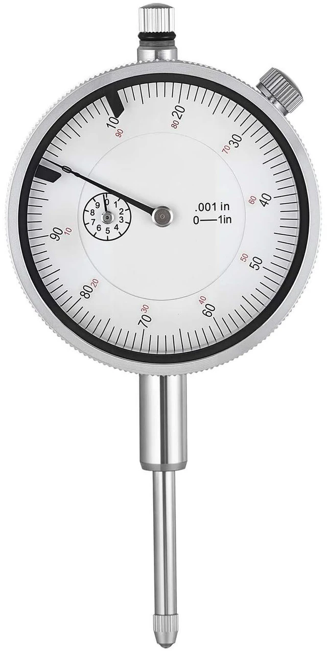 Alt view image 7 of 7 - Dial Test Indicator with Dual Rod Stand and Storage Case, 0.001 inch Accuracy, 0-1 inch Range, Fine Adjustable Long Arm, Non-Magnetic Centering Rods for Machine Set-Up, Narrow Area Measurement