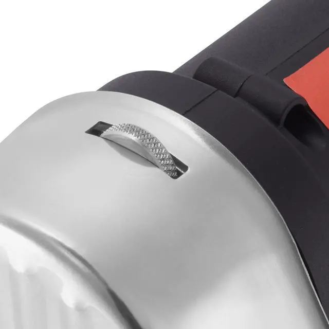 Alt view image 4 of 6 - Electric Shawarma Knife, 80W Cordless Battery Professional Turkish Knife, Commercial Stainless Steel Gyro Cutter, Doner Kebab Meat Slicer with 2 Blades, 4"/100mm, 0-8mm Adjustable Thickness