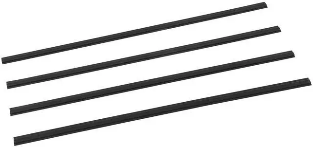 Main image of Chain Link Fence Privacy Slats Double-Wall with Wings for 8' High Fence Black