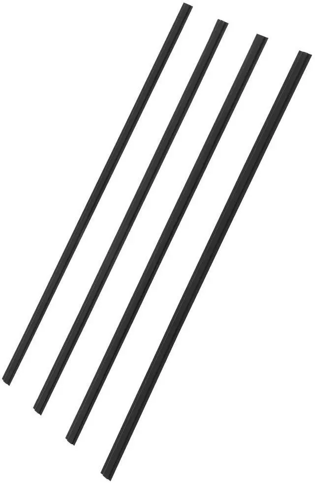 Alt view image 3 of 7 - Chain Link Fence Privacy Slats Double-Wall with Wings for 8' High Fence Black