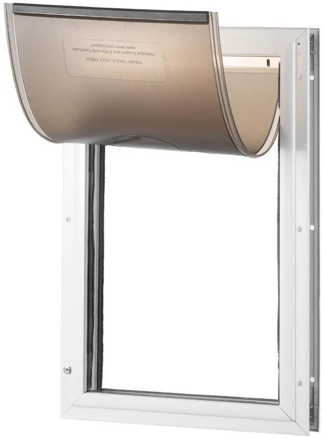 Main image of Pet Door for Door with Lock and Magnetic Flap System Aluminum Frame Large