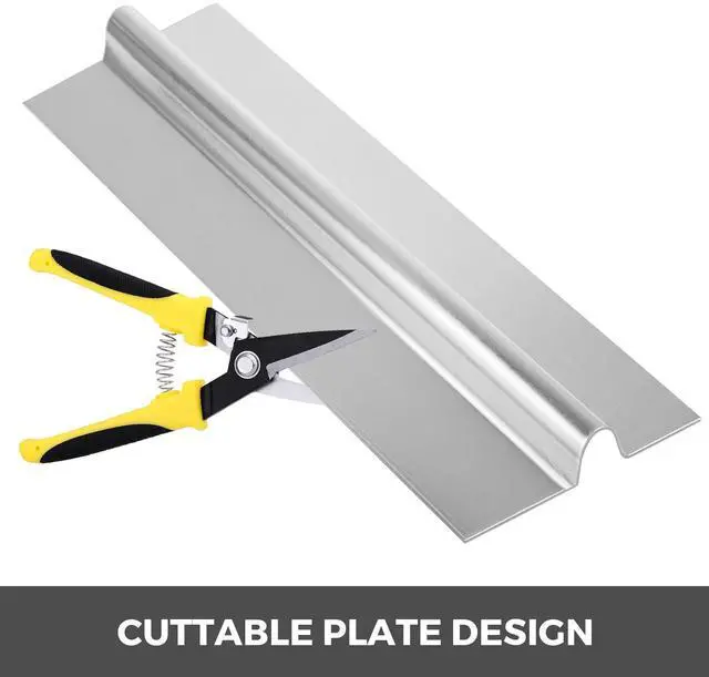 Alt view image 6 of 7 - PEX Heat Transfer Plates, 100pcs Box Radiant Heat Transfer Plates, 2ft Aluminum PEX Heat Transfer Plates, 1/2 inch Heat Transfer Plates Designed for PEX Tubing