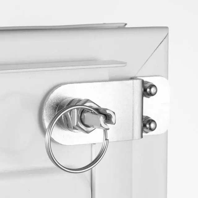 Alt view image 6 of 7 - Pet Door for Door with Lock and Magnetic Flap System Aluminum Frame Large