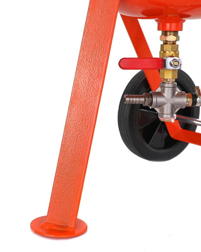 Alt view image 2 of 7 - 10 Gallon Heavy-Duty Sand Blaster, 60-110 PSI High Pressure Sandblaster, Portable Abrasive Blasting Tank, Air Sand Blasting Kit with 2 Ceramic Nozzles & 7.5ft Hose for Stain, Rust, Paint Removal