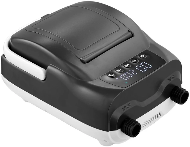 Alt view image 2 of 7 - Paddle Board Pump 20PSI Electric SUP Air Pump with Auto-Off for Inflatable Boats
