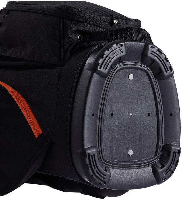 Alt view image 4 of 7 - Golf Cart Bag with 14 Way Organizer Divider Top, 36 13 Pockets Premium Cart Bag, Durable Golf Bags with Handles & Dust Cover & Detachable Straps for Men & Women, Black & Orange