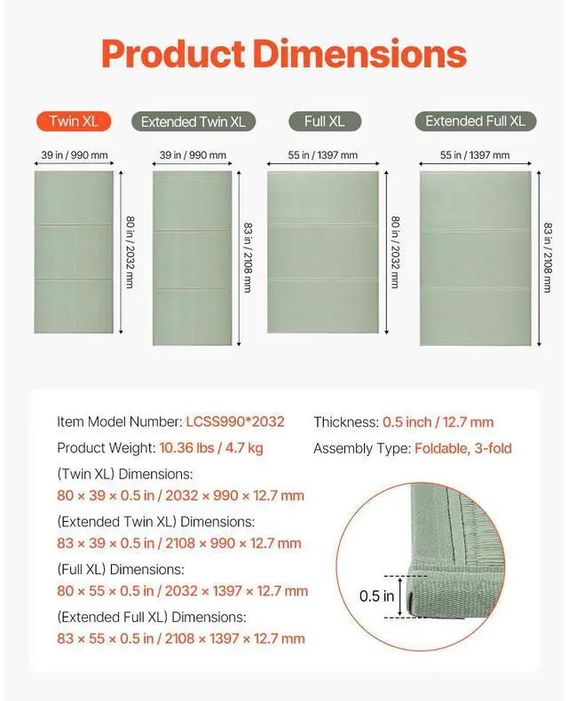 Alt view image 5 of 7 - Japanese Tatami Mat, Twin XL - 39'' x 80'' Foldable Tatami Mattress, 100% Natural Rush Grass, Japanese Floor Mattress with Non-Slip Backing & Fresh Scent, Tatami for Sleeping, Meditation, Yoga