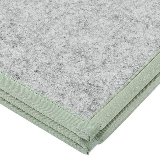 Alt view image 6 of 7 - Japanese Tatami Mat, Twin XL - 39'' x 80'' Foldable Tatami Mattress, 100% Natural Rush Grass, Japanese Floor Mattress with Non-Slip Backing & Fresh Scent, Tatami for Sleeping, Meditation, Yoga