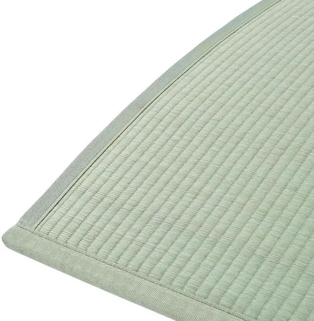 Alt view image 7 of 7 - Japanese Tatami Mat, Twin XL - 39'' x 80'' Foldable Tatami Mattress, 100% Natural Rush Grass, Japanese Floor Mattress with Non-Slip Backing & Fresh Scent, Tatami for Sleeping, Meditation, Yoga