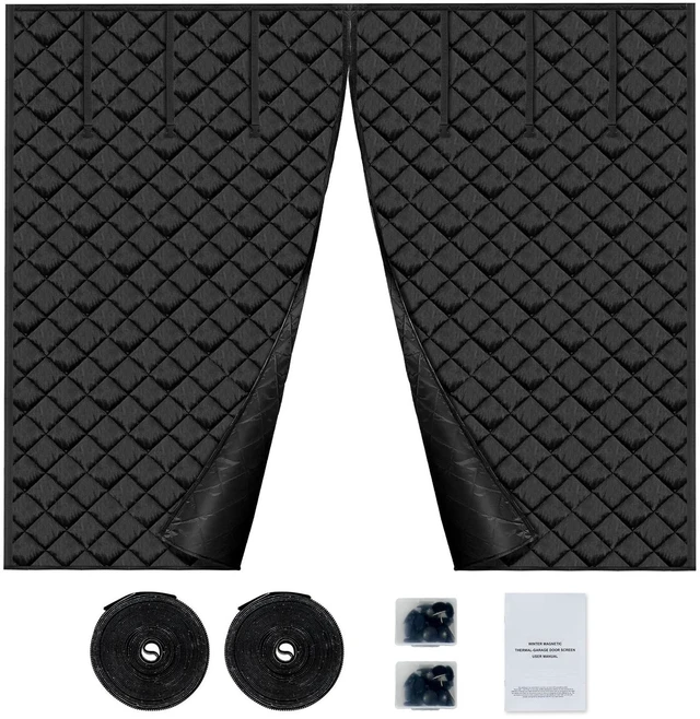Main image of Garage Door Screen for Winter 9.28 x 7.15 ft Garage Door Insulation Kit