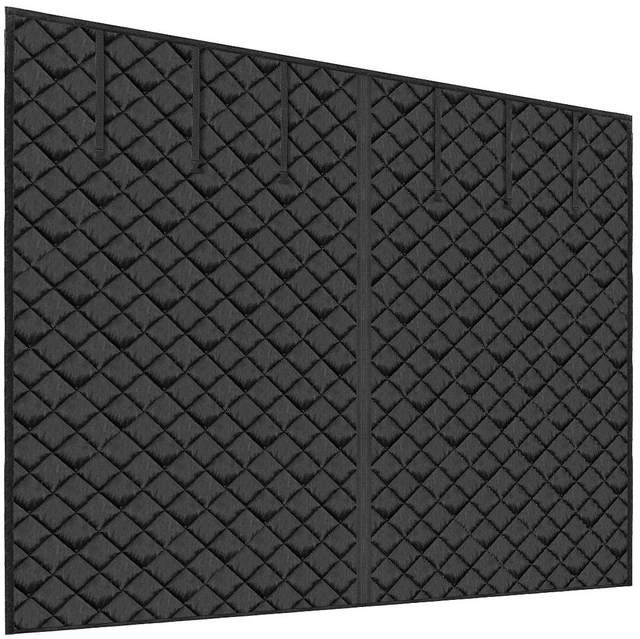 Alt view image 5 of 7 - Garage Door Screen for Winter 9.28 x 7.15 ft Garage Door Insulation Kit